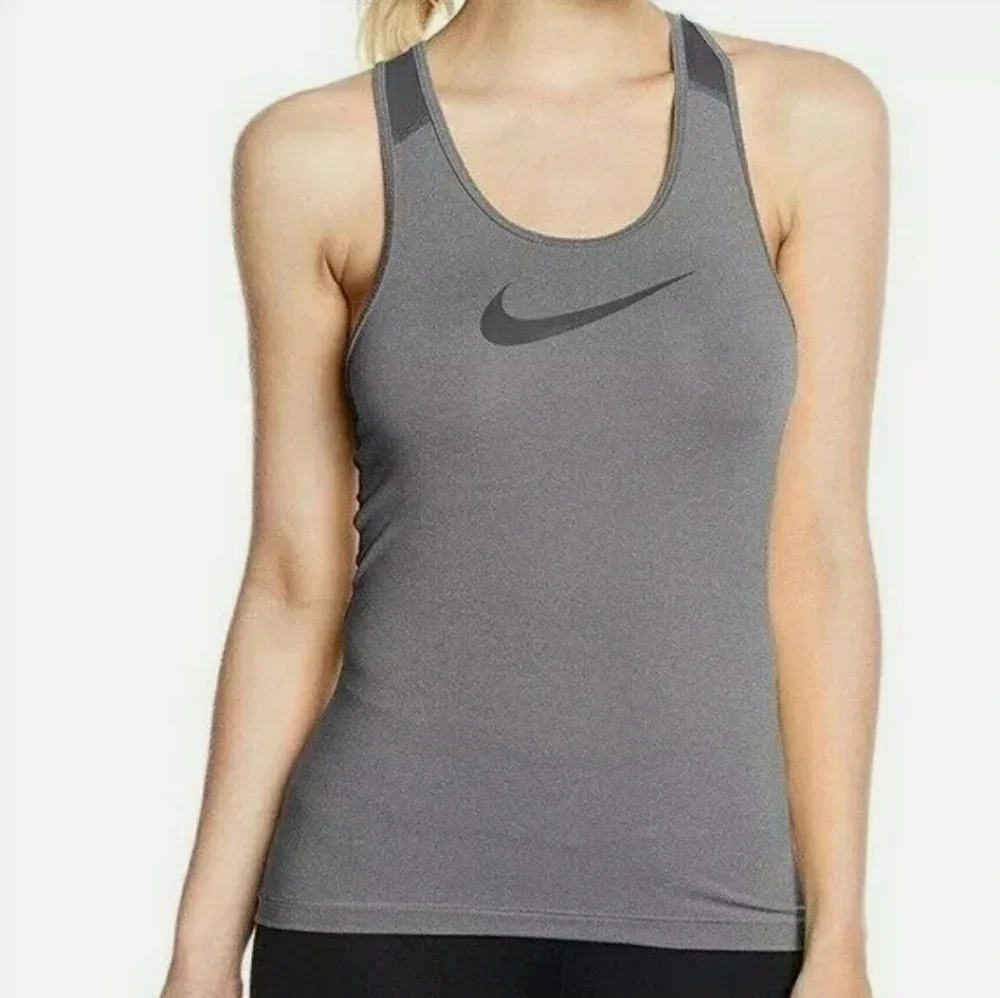 Nike Pro Cool Womens Racerback Stretch Running Dri Fit Training Tank Top Size S